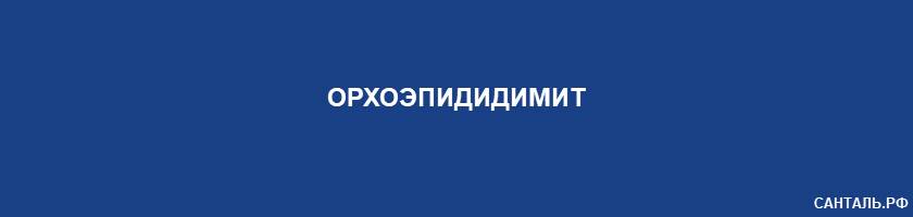 орхоэпидидимит орхоэпидидимит
